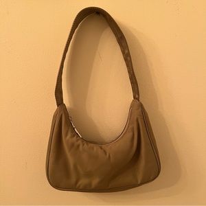 Aritzia Sunday Best khaki color purse, perfect condition, like Prada bag